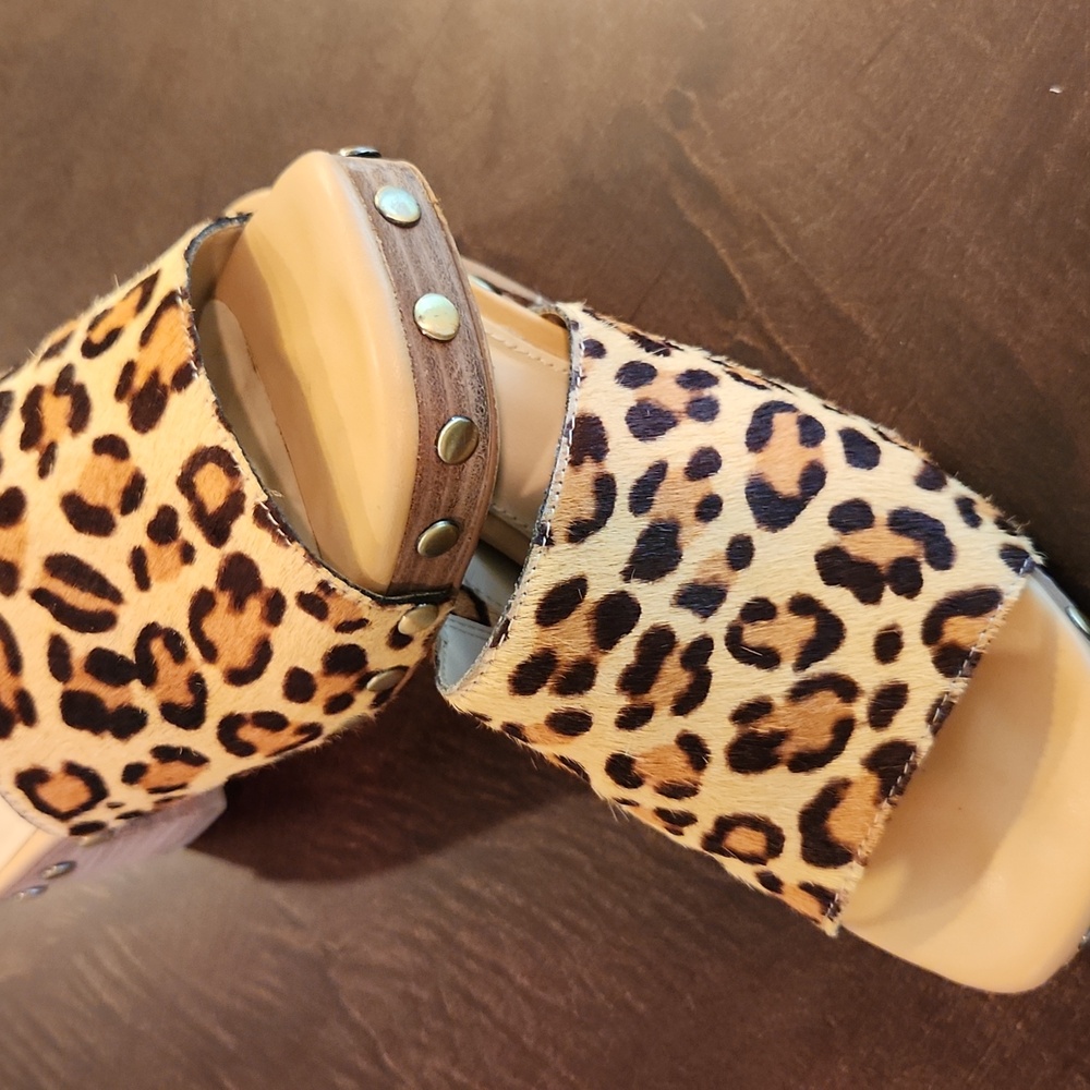 Vince Camuto leopard hair Haniya 3 sandal